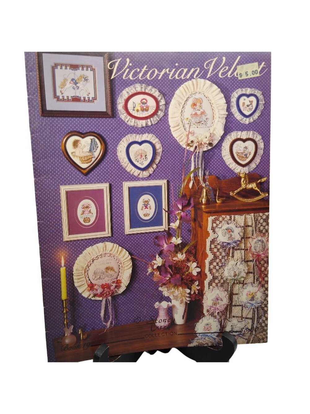 Vintage Cross Stitch Patterns, Victorian Velvet, 1985 Stoney Creek Collection 19